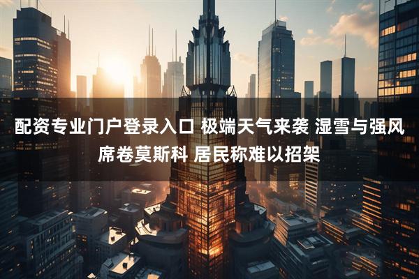 配资专业门户登录入口 极端天气来袭 湿雪与强风席卷莫斯科 居民称难以招架